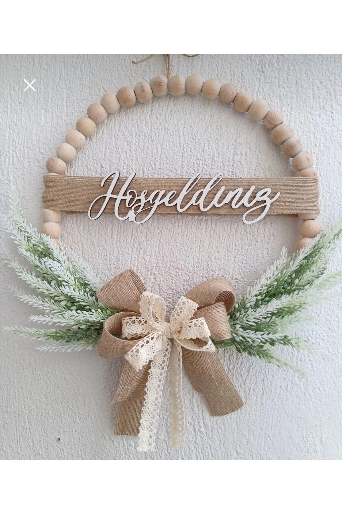 Remo Design Hoşgeldiniz Lavanta Kapı Dekoru Kapı Süsü