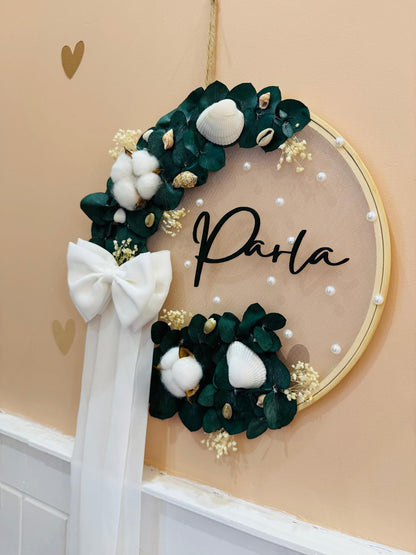 Remo Design Beyaz İnci Bebek Kapı Süsü ( 30 cm )